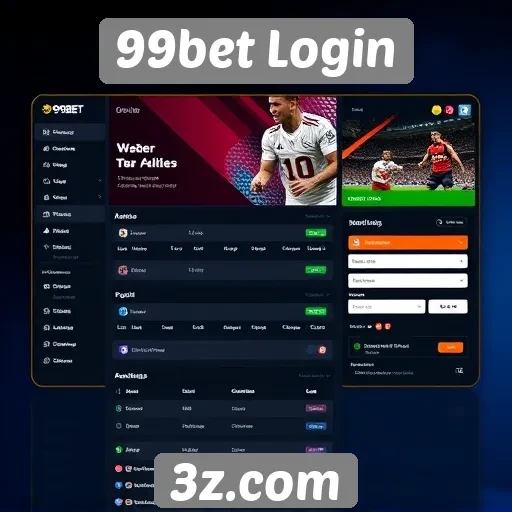 99bet Login | Interface do usuário no 99bet Login